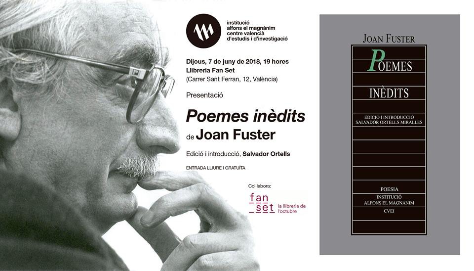 Presentació dels "Poemes inèdits" de Joan Fuster
