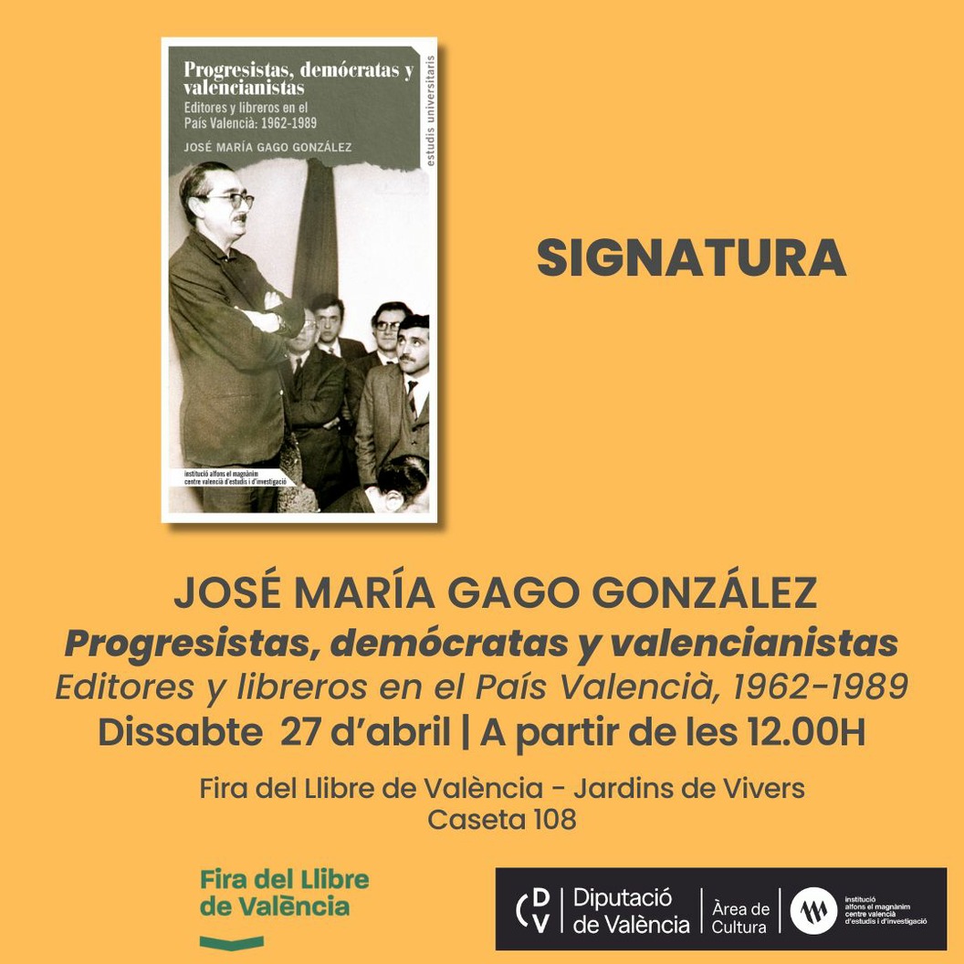 Signatura del llibre: Progresistas, demócratas y valencianistas