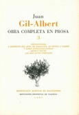 Juan Gil-Albert. Obra Completa en Prosa 3 (1982)
