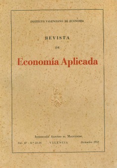 Revista de Economía Aplicada. (Volumen IV, nº 15-16)