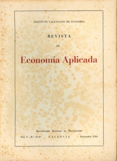 Revista de Economía Aplicada. (Volumen V, nº 19-20)