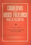Cuadernos de música folklórica valenciana 9