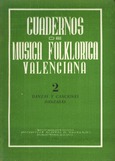 Cuadernos de música folklórica valenciana 2