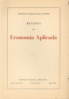 Revista de Economía Aplicada. (Volumen V, nº 17-18)