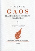 Vicente Gaos. Traducciones poéticas completas. (Volúmenes I-II)