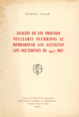 Análisis de los procesos nucleares ocurridos al bombardear gas acetileno con deuterones de 19,17 MEV