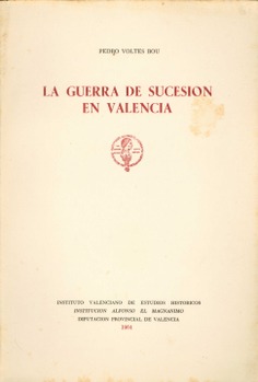 La guerra de sucesión en Valencia