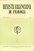 Revista Valenciana de Filologia. (Volum VII, nº  4)