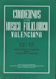 Cuadernos de música folklórica valenciana 12-13