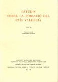 Estudis sobre la població del País Valencià. (Volum II)