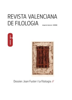 Revista Valenciana de Filologia 6. Segona època-2022