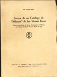 Ensayo de un Catálogo de "Milacres" de San Vicente Ferrer
