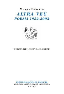 Altra veu. Poesia 1952-2003
