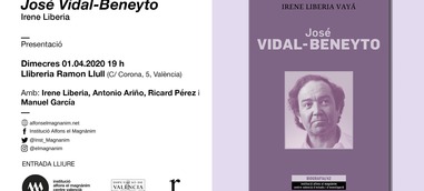 Presentació - José Vidal-Beneyto (CANCEL·LADA)