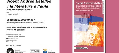 Presentación - Vicent Andrés Estellés i la literatura a l'aula (CANCELADA)