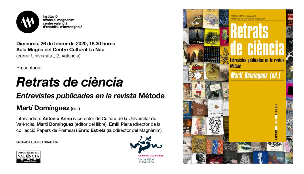 "Retrats de ciència", divulgación científica mediante entrevistas