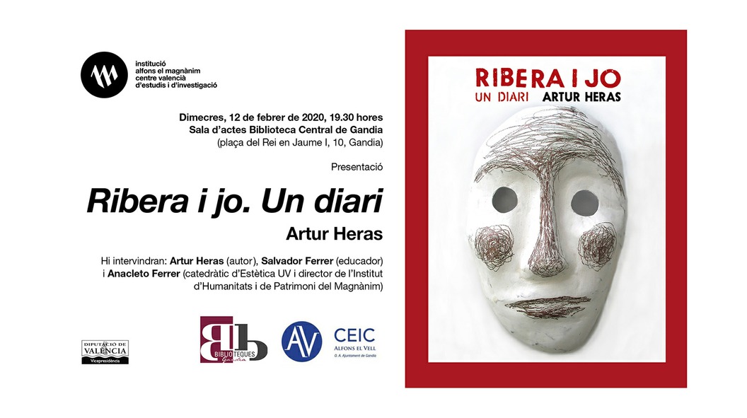 Artur Heras presenta en Gandia "Ribera i jo. Un diari"