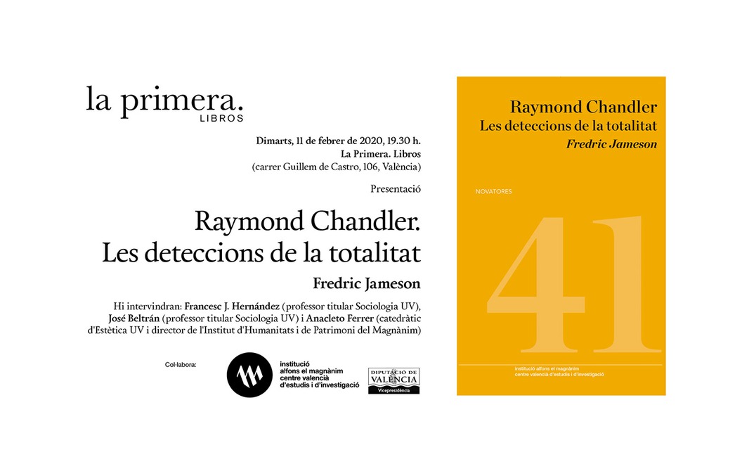 Fredric Jameson analiza la obra del meastro de la novela negra Raymond Chandler
