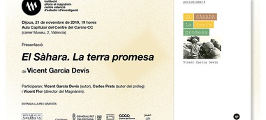 "El Sàhara. La terra promesa", cròniques d'un conflicte oblidat