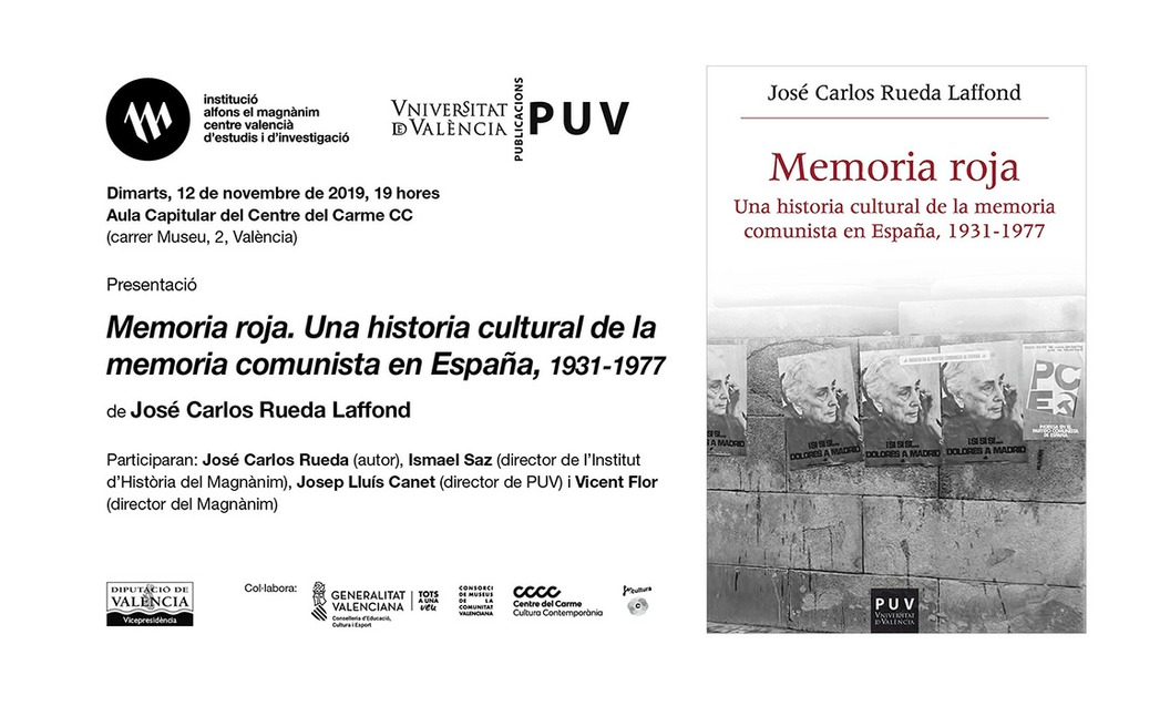 "Memoria roja" recupera la memoria del comunismo español entre 1931 y 1977