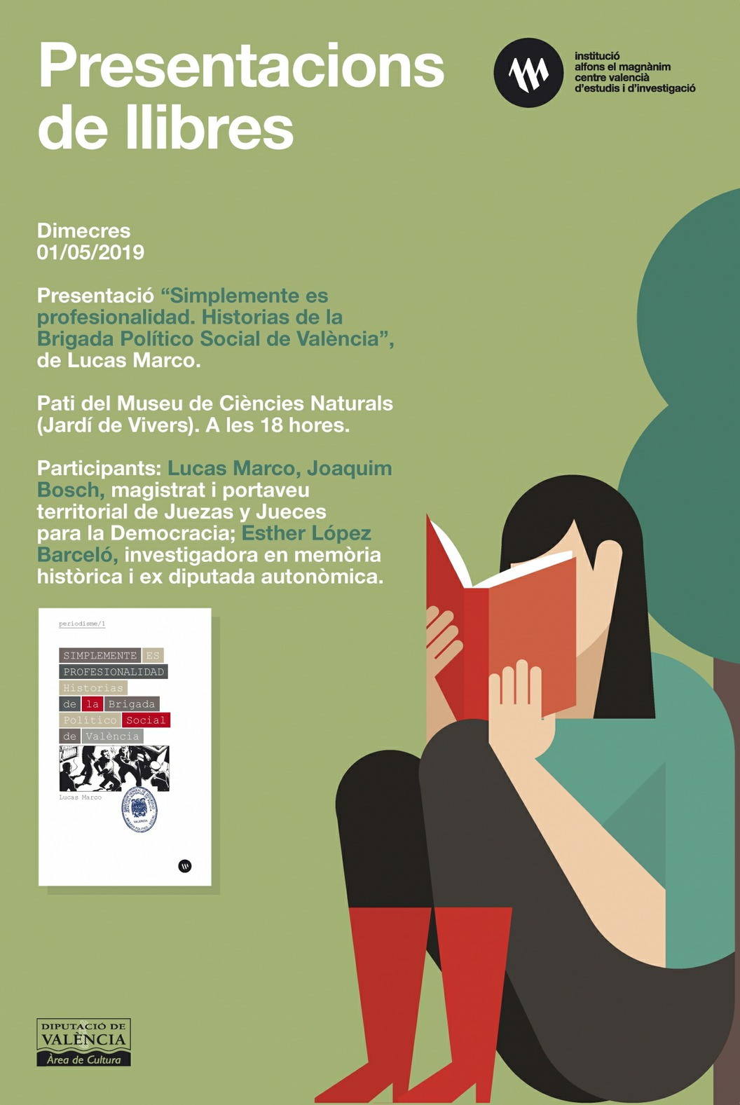 Lucas Marco presentarà 'Simplemente es profesionalidad' a la Fira del Llibre