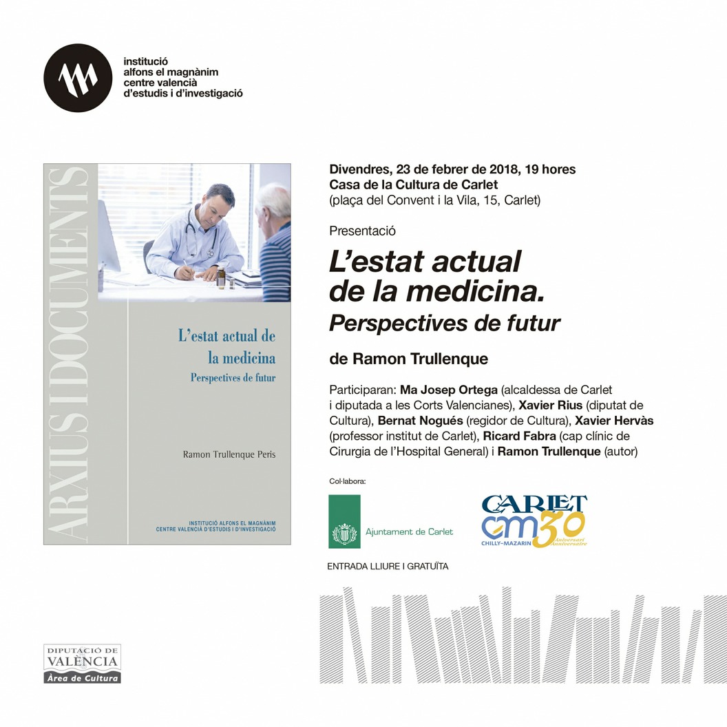 "L'estat actual de la medicina" es presenta a Carlet