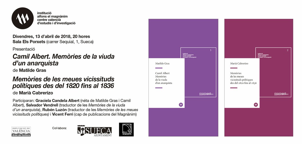 Presentación en Sueca de los nuevos libros de "Moment. Memorialística"
