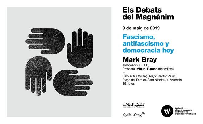 Mark Bray hablará sobre fascismo, antifascismo y democracia en la actualidad