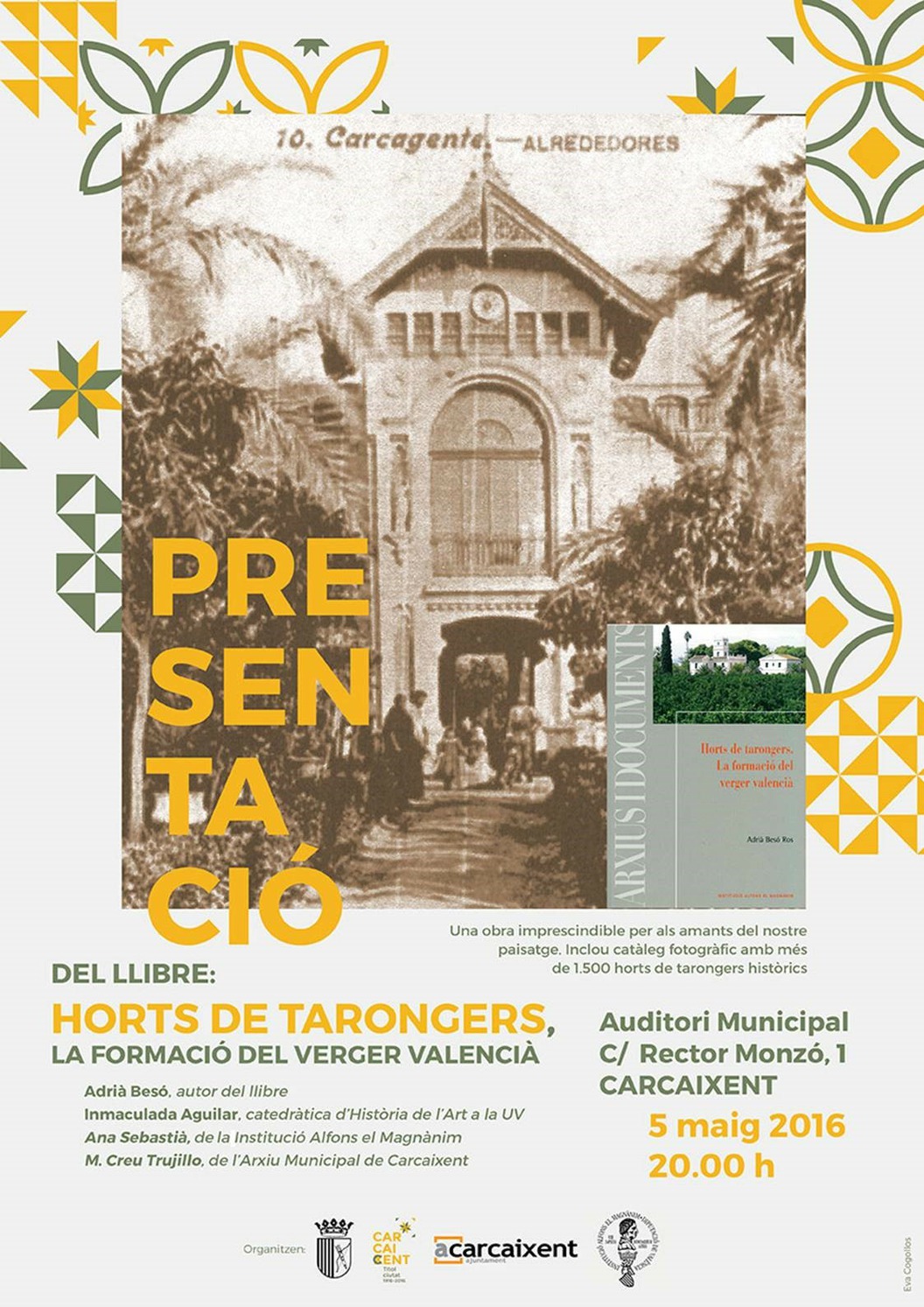 Presentació a Carcaixent del llibre "Horts de tarongers, la formació del verger valencià"