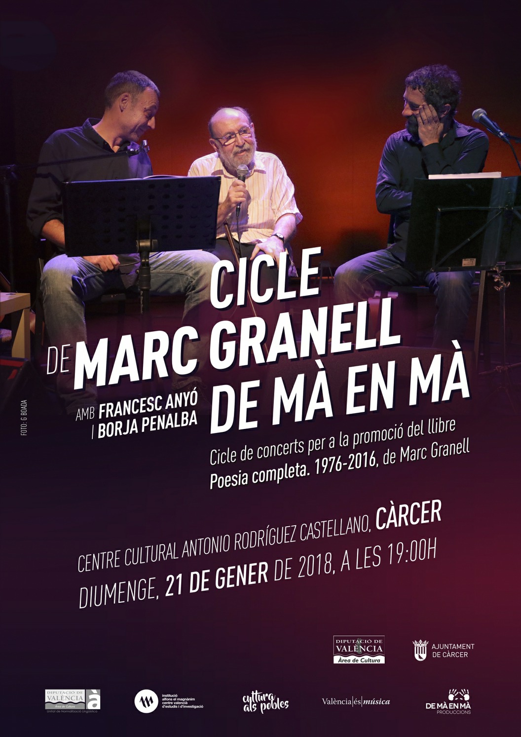 "Marc Granell, de mà en mà" a Càrcer