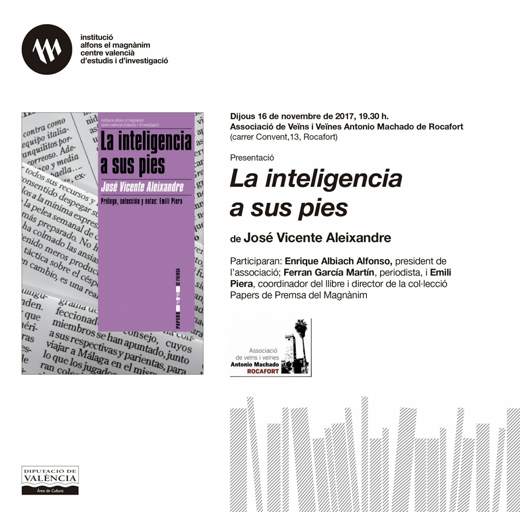 "La inteligencia a sus pies" es presenta a Rocafort