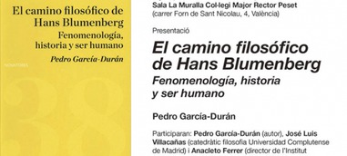 Presentació "El camino filosófico de Hans Blumenberg"