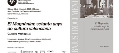 El Magnànim: 70 anys de cultura valenciana