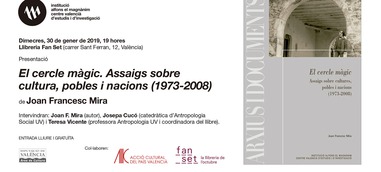 Joan F. Mira publica al Magnànim "El cercle màgic. Assaigs sobre cultures, pobles i nacions (1973-2008)"