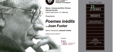 Presentació dels "Poemes inèdits" de Joan Fuster
