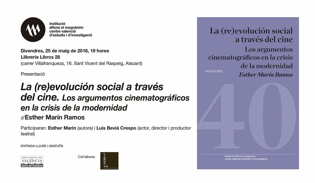 Presentació a Sant Vicent del Raspeig de "La (re)evolución social a través del cine"