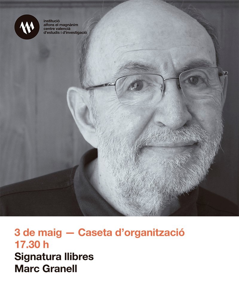 Firma de Marc Granell en la Fira del Llibre