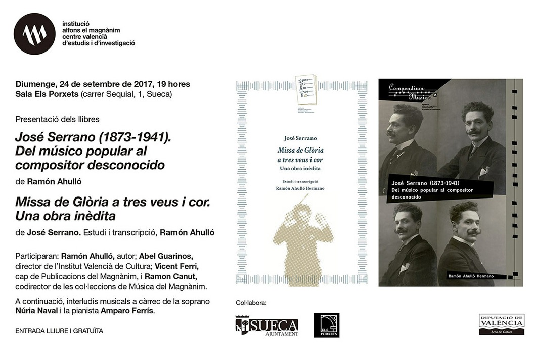 Les publicacions de José Serrano es van presentar a Sueca