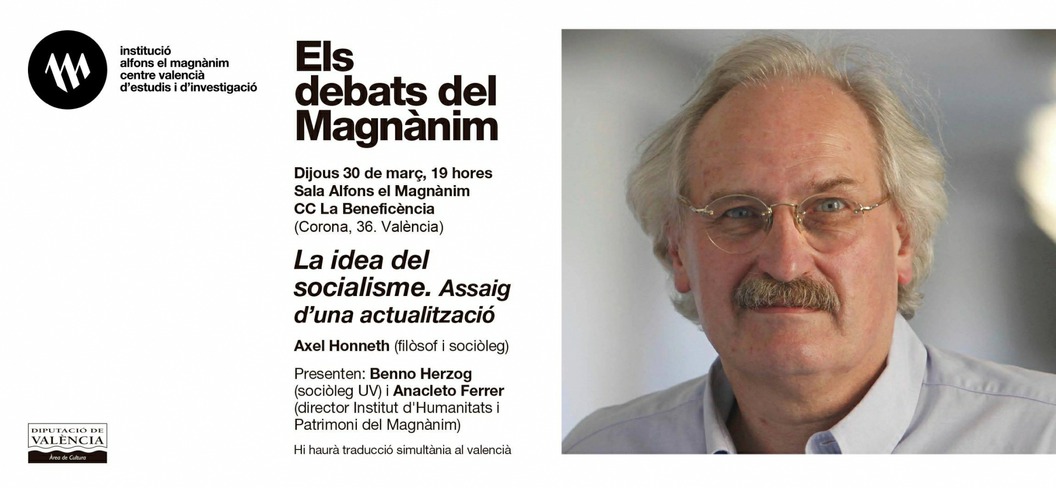 Axel Honneth presenta "La idea del socialisme"