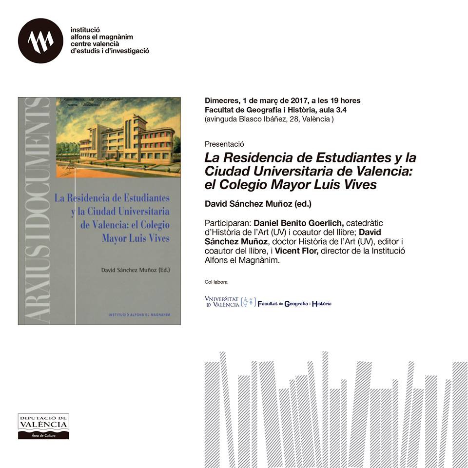 El Colegio Mayor Lluís Vives vuelve a la vida