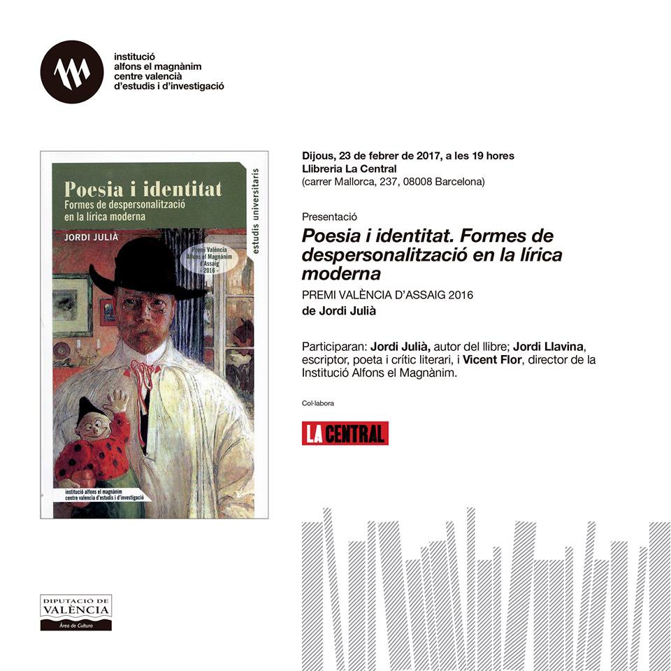 "Poesia i identitat" posa al dia els patrons poètics occidentals