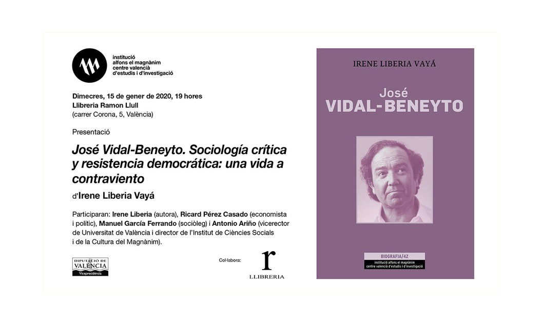 Vidal-Beneyto, sociología crítica y resistencia cultural
