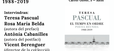 Presentació - El temps en ordre. Poesia reunida 1988-2019