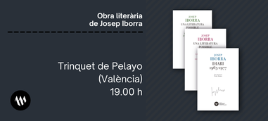 Presentación de la obra literaria de Josep Iborra
