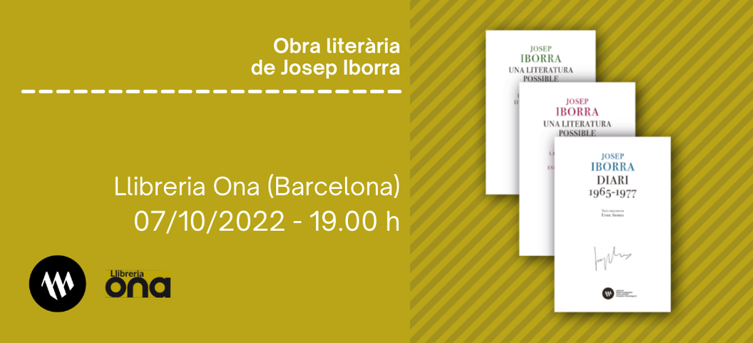 Presentació de l'obra literària de Josep Iborra