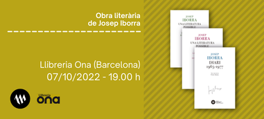 Presentació de l'obra literària de Josep Iborra