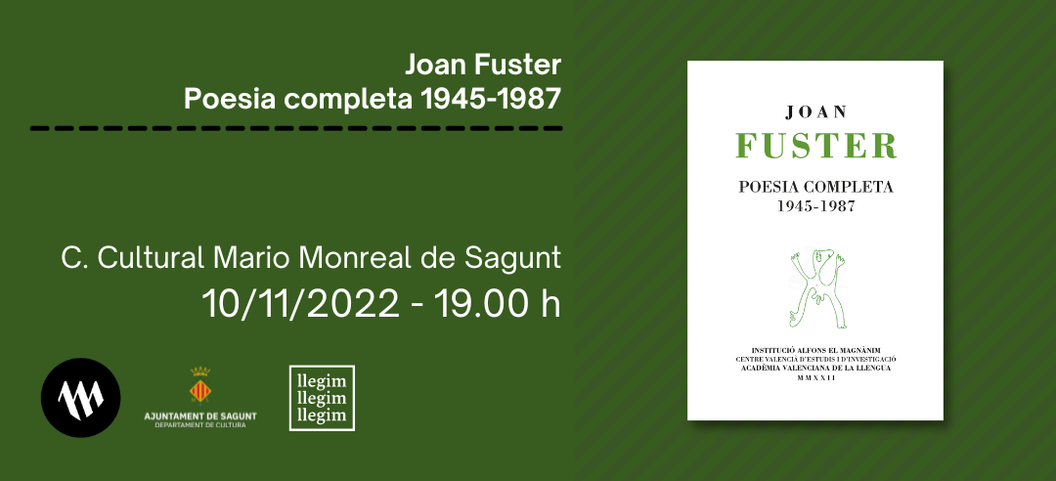 Presentación: Joan Fuster. Poesia completa 1945-1987