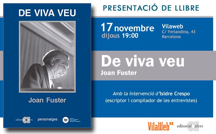 Presentación: De viva veu