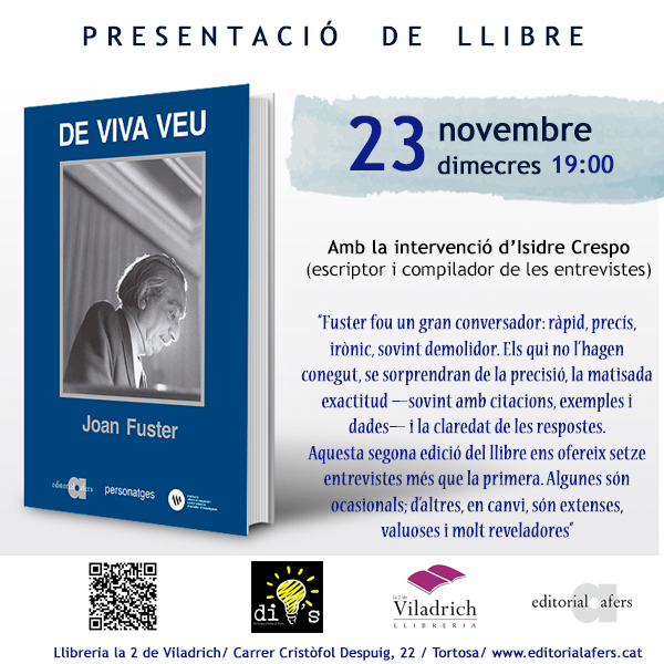 Presentación: De viva veu