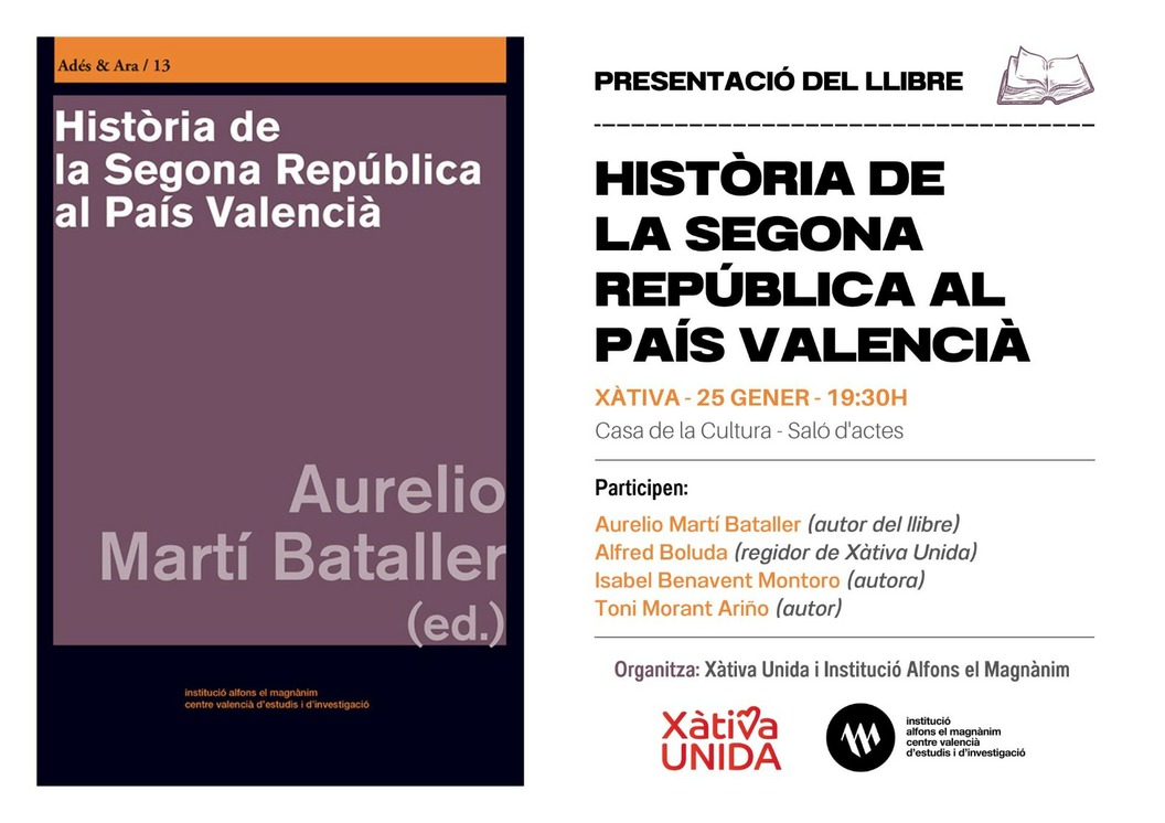 Presentación: Història de la Segona República al País Valencià